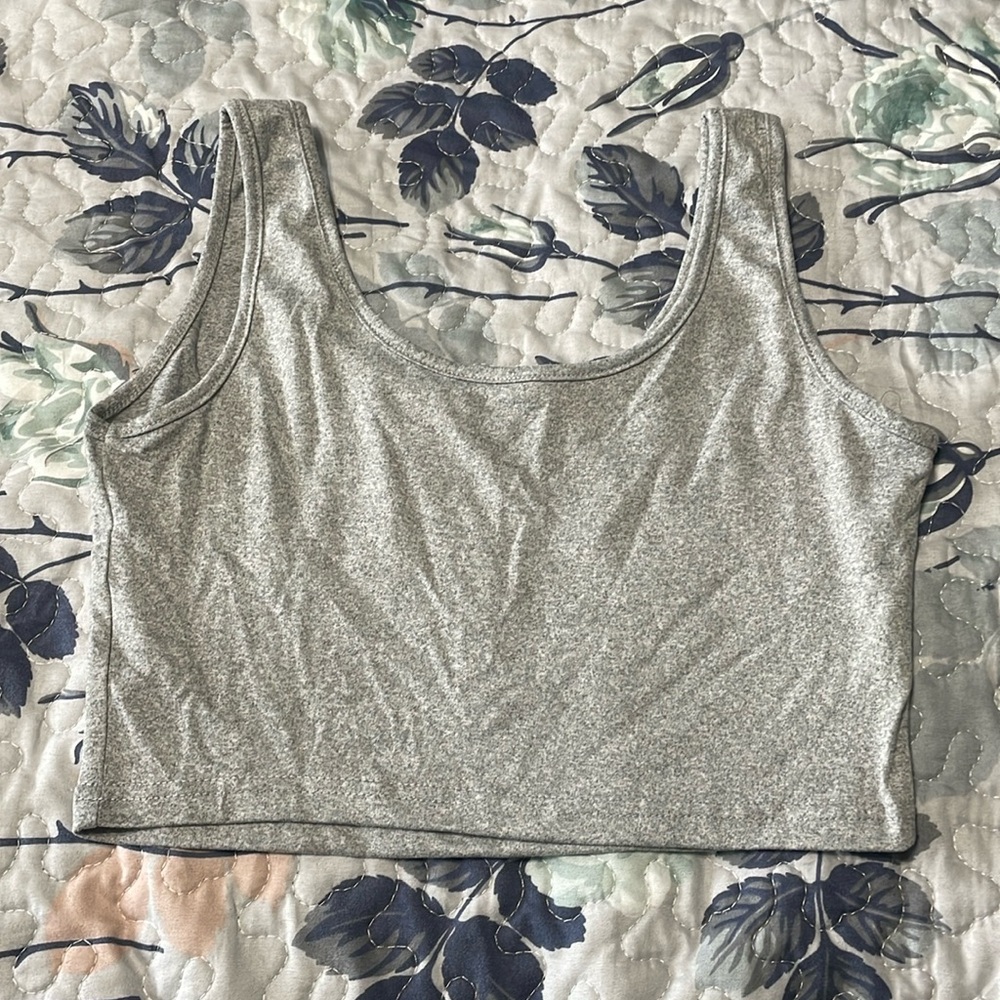 Grey Tank top flare pants set